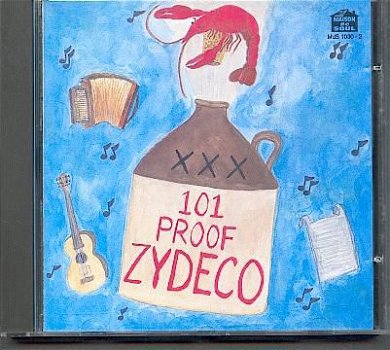 cd - ZYDECO - 101 Proof - Various Artists - (new) - 1