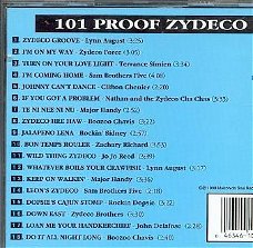 cd - ZYDECO - 101 Proof - Various Artists - (new)