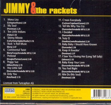 cd - Jimmy & the Rackets - Skinny Minnie - (new) - 1