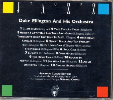 cd - Duke ELLINGTON and his Orchestra - Top Jazz - (new) - 1