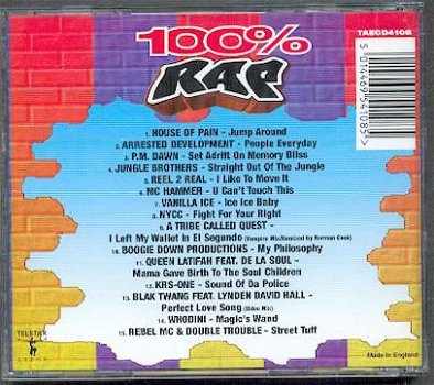 cd - 100% pure RAP hits! - (new) - 1