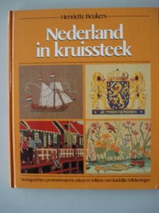 Handwerkboek Nederland in kruissteek Henriette Beukers 1983