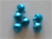 6 blauwe metalen belletjes... - 1 - Thumbnail