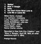cd - Miles DAVIS All Stars - Walkin' - (new) - 1