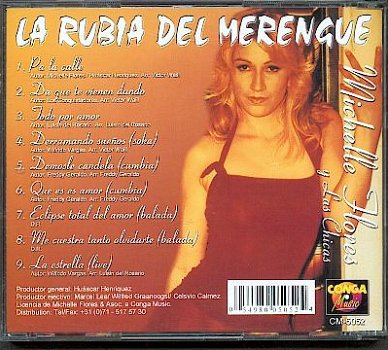 cd - Michelle FLORES y Las Chicas - La Rubia Del Merengue - 1