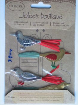jolee's boutique parcel glass birds - 1