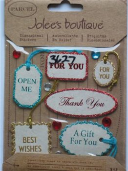 jolee's boutique parcel gift tags - 1