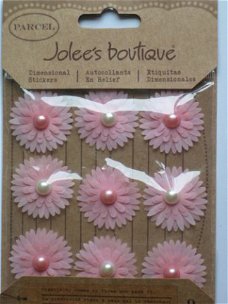 jolee's boutique parcel pink pearl flowers