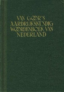 Van Goor's Aardrijkskundig Woordenboek van Nederland - 1
