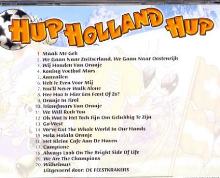 cd - De Feestkrakers - Hup Holland Hup - (nieuw) - 1