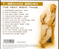 cd - T. Graham BROWN - The next right thing - (new)