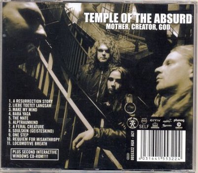 2 cd,s - TEMPLE of the ABSURD - Mother, Creator, God (new) - 1