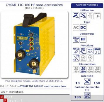 Tig Lasapparaat Toestel Nieuw 160 Amp. - 1