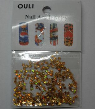 GOUDEN STER nail art shapes Strass sterretje nagel Gel Acryl - 1