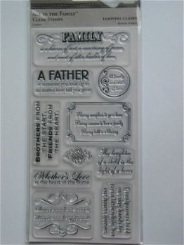 the paper company clear stamp all in the family - 1