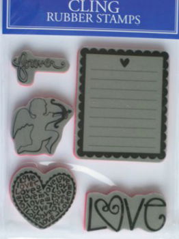 stampabilities cling rubber stamps love - 1