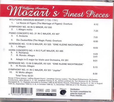 cd - MOZART's Finest Pieces - (new) - 1