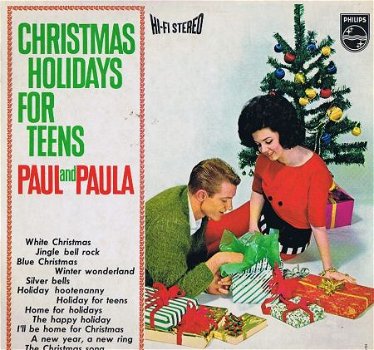 * LP * PAUL AND PAULA * CHRISTMAS HOLIDAY FOR TEENS * - 1