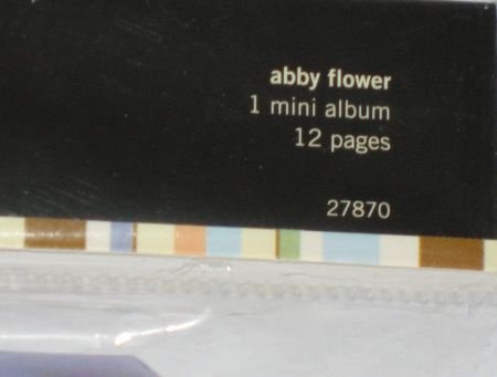 SALE NIEUW Cheeky mini album Abby Flower Making Memories - 3