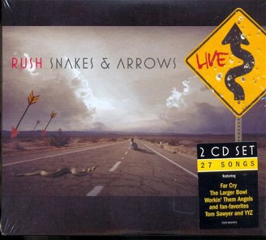 2 cd's - RUSH - Snakes & Arrows Live - (new) - 1