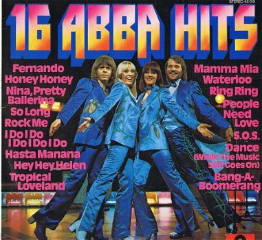 * LP * ABBA * 16 ABBA HITS * CLUB UITGAVE * - 1