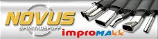 Novus Sportuitlaten BMW 328i 325i E36 135x75mm DTM Gebogen