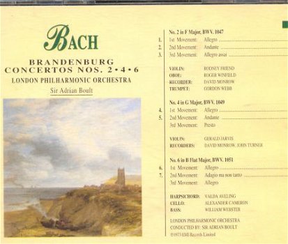 cd - BACH - Brandenburg Concertos Nos.2-4-6 - 1