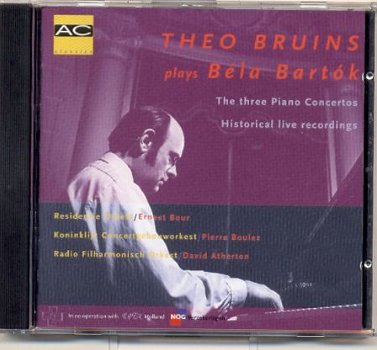 cd - Béla BARTÓK - Theo BRUINS -The 3 piano concertos - 1