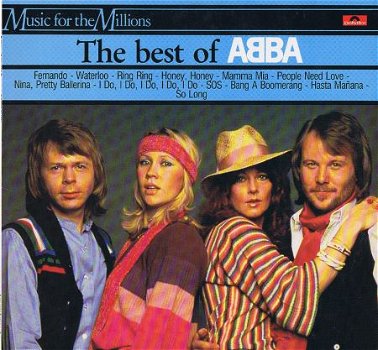 * LP * ABBA * MUSIC FOR THE MILLIONS * - 1