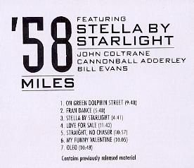 cd - Miles DAVIS -J. Coltrane-C. Adderley - '58 Sessions - 1