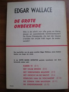 De grote onbekende - Edgar Wallace