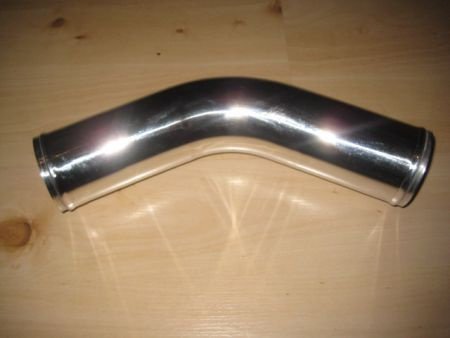 Gepolijst aluminium bochten 45 graden van 38mm t/m 76mm - 1