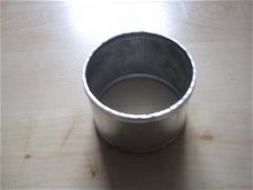 Aluminium korte koppelstukken 8cm lengte 16mm t/m 102mm