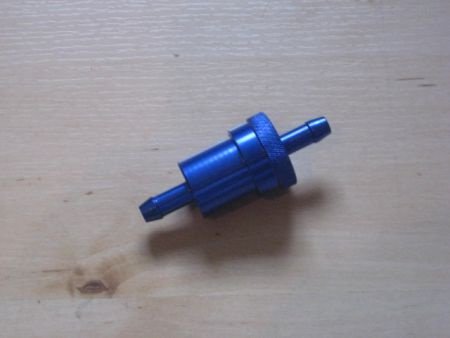 Universeel brandstoffilter fuel filter 8mm aansluitdiameter - 1