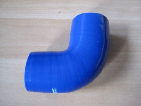 Blauwe silicone bochten 90 graden E90 51mm t/m 76mm elbows - 1