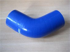 Blauwe silicone bochten 45 graden E45 51mm t/m 76mm elbows