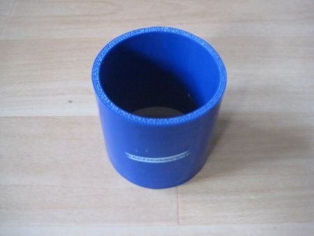 Blauwe silicone rechte koppelstukken 51mm t/m 76mm couplers - 1