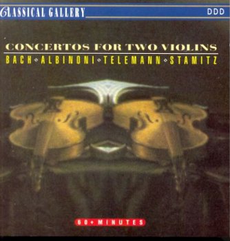 cd - Bach-Albinoni-Telemann-Stamitz/ Concertos for 2 Violins - 1