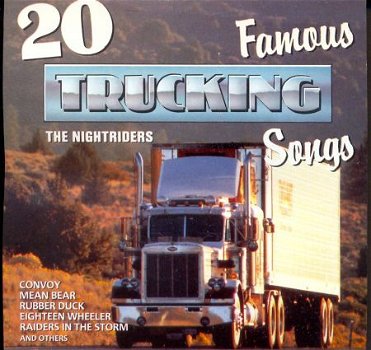 cd - The NIGHTRIDERS - 20 famous trucking songs - (new) - 1