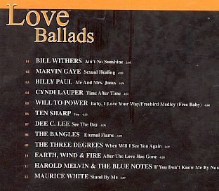 cd - LOVE ballads - 12 tracks - (new) - 1