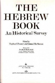 Posner, Raphael, Ta-Shema, Israel; The Hebrew Book - 1