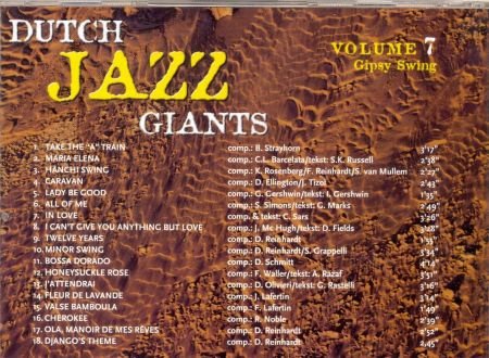 cd - Dutch JAZZ Giants - Gipsy Swing - (new) - 1