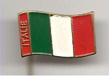 vlag van italie speldje (B1-053) - 1