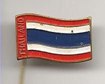 vlag van thailand speldje (B1-055) - 1