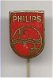 philips rood emaile speldje (B1-077) - 1 - Thumbnail