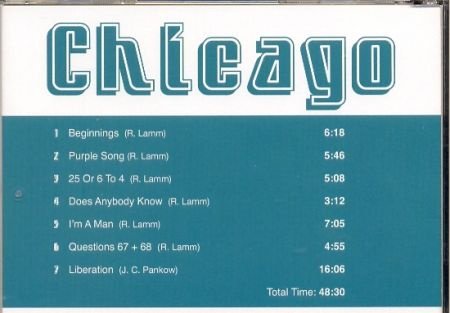 cd - CHICAGO - 7 tracks - (new) - 1