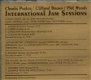 cd -C. PARKER- C. BROWN- P. WOODS-International Jam Sessions - 1 - Thumbnail