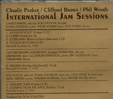 cd -C. PARKER- C. BROWN- P. WOODS-International Jam Sessions