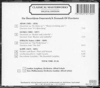 cd - Adam - Glinka - J.Strauss - Suppe - Classical - 1