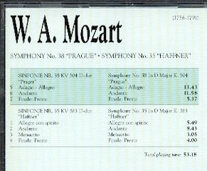 cd - W.A. MOZART- Symp. No18 